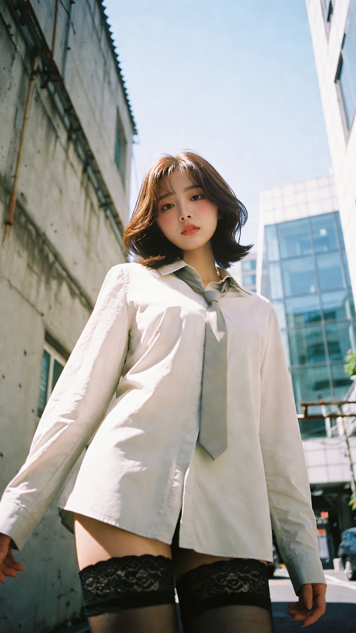 Elegant Urban Fashion Portrait