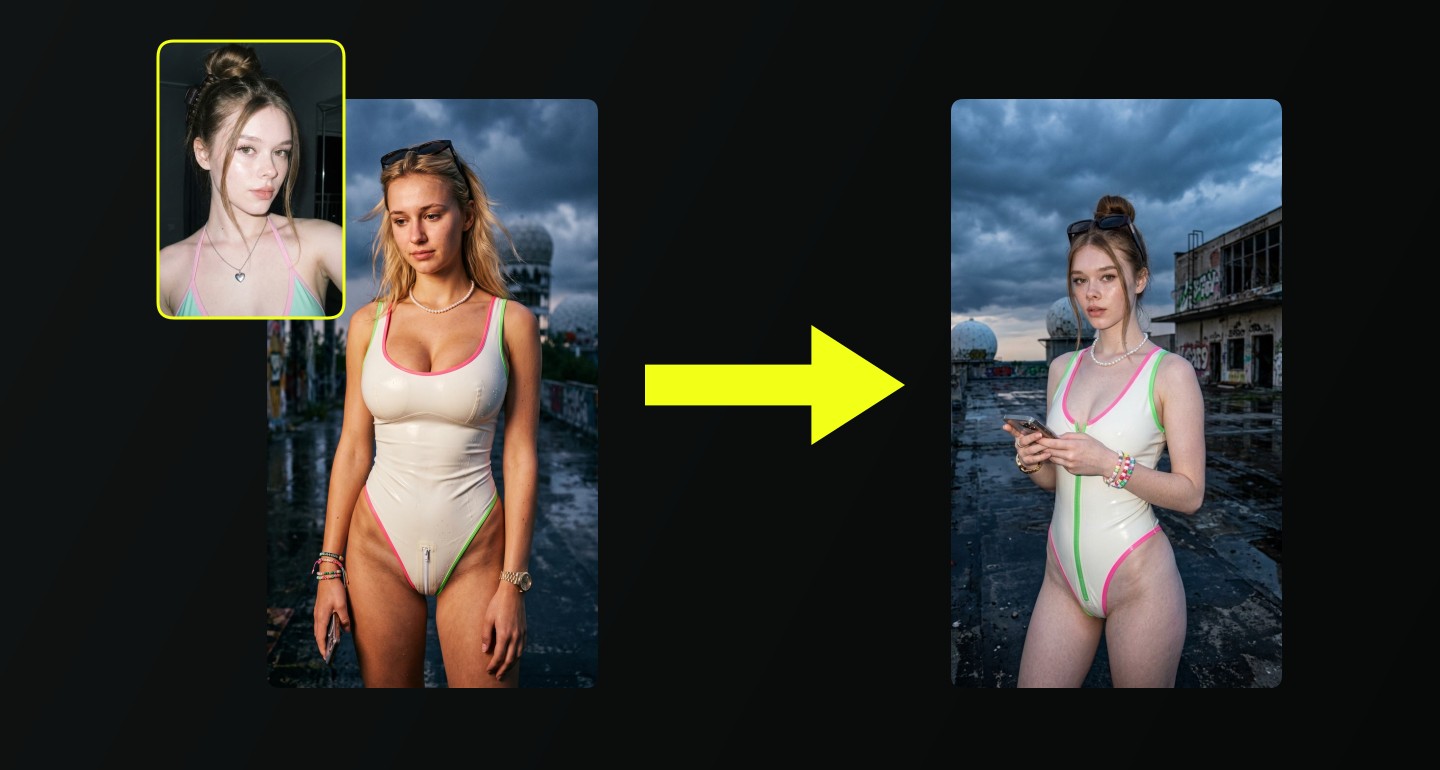 Mila remix walkthrough for Wet Concrete Rooftop Dusk Neon Latex Bodysuit Radar Domes