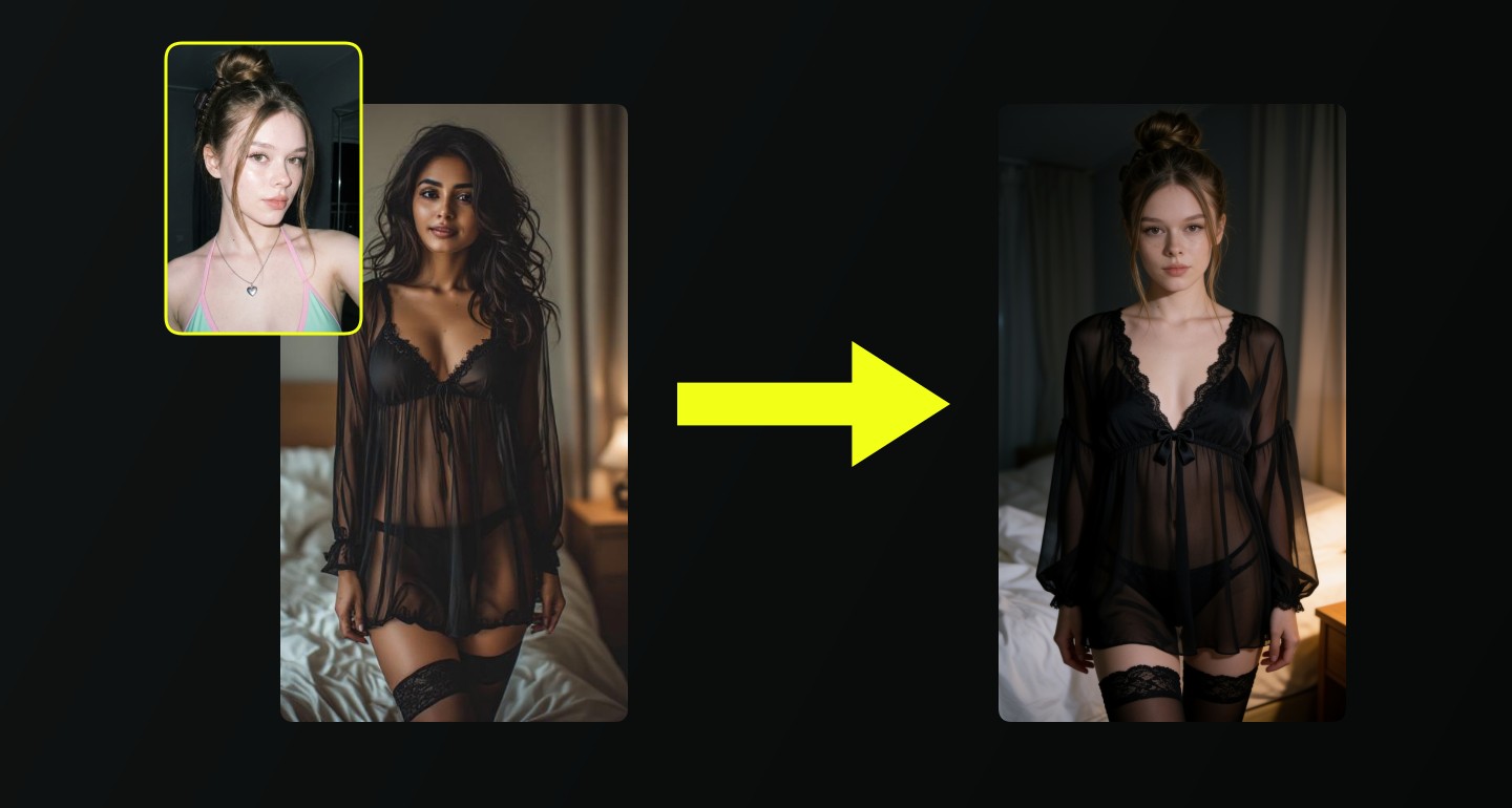 Mila remix walkthrough for Dimly Lit Bedroom Sheer Black Babydoll Nightgown