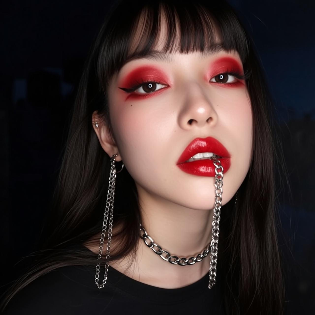 Chain Mouth Portrait