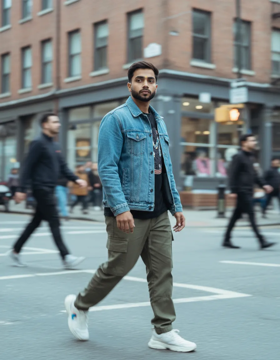 Urban Motion Blur Streetwear