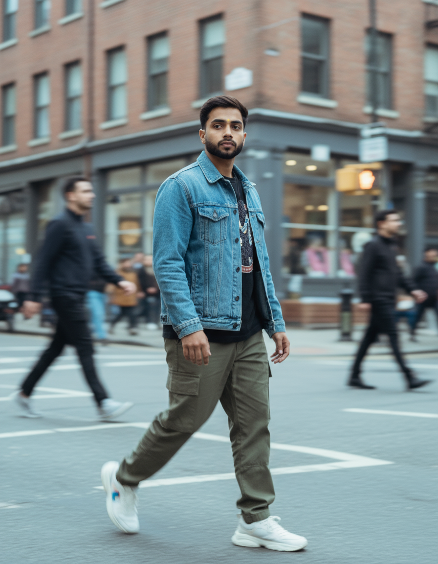 Urban Motion Blur Streetwear