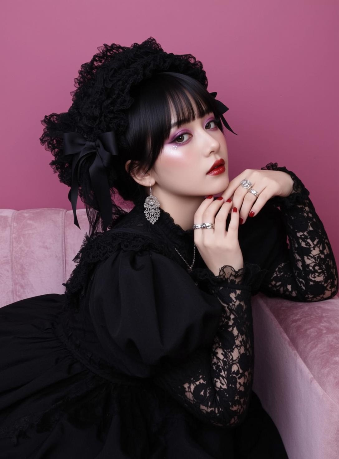 Lace Headband Recline