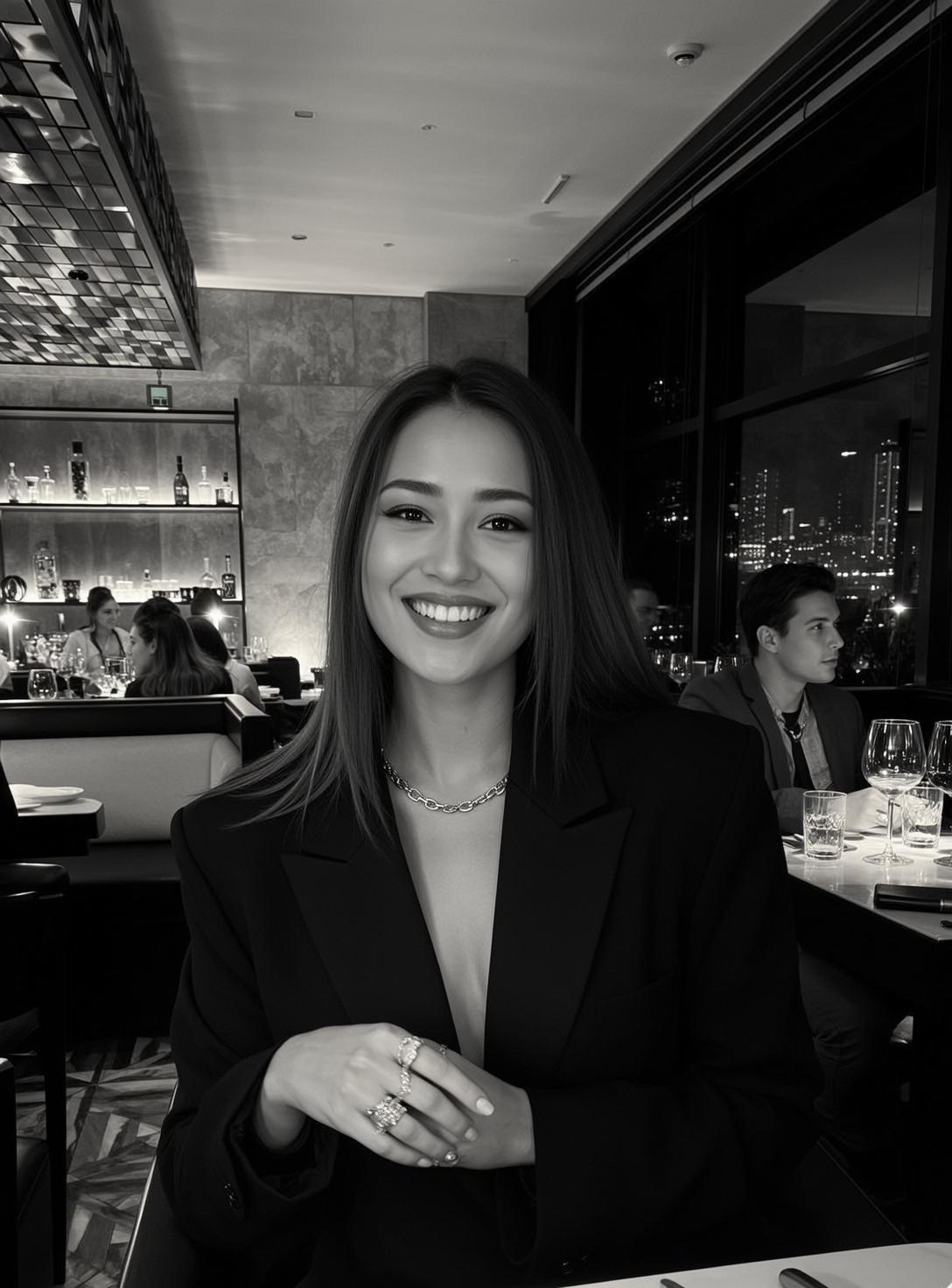 Black Blazer Restaurant Portrait