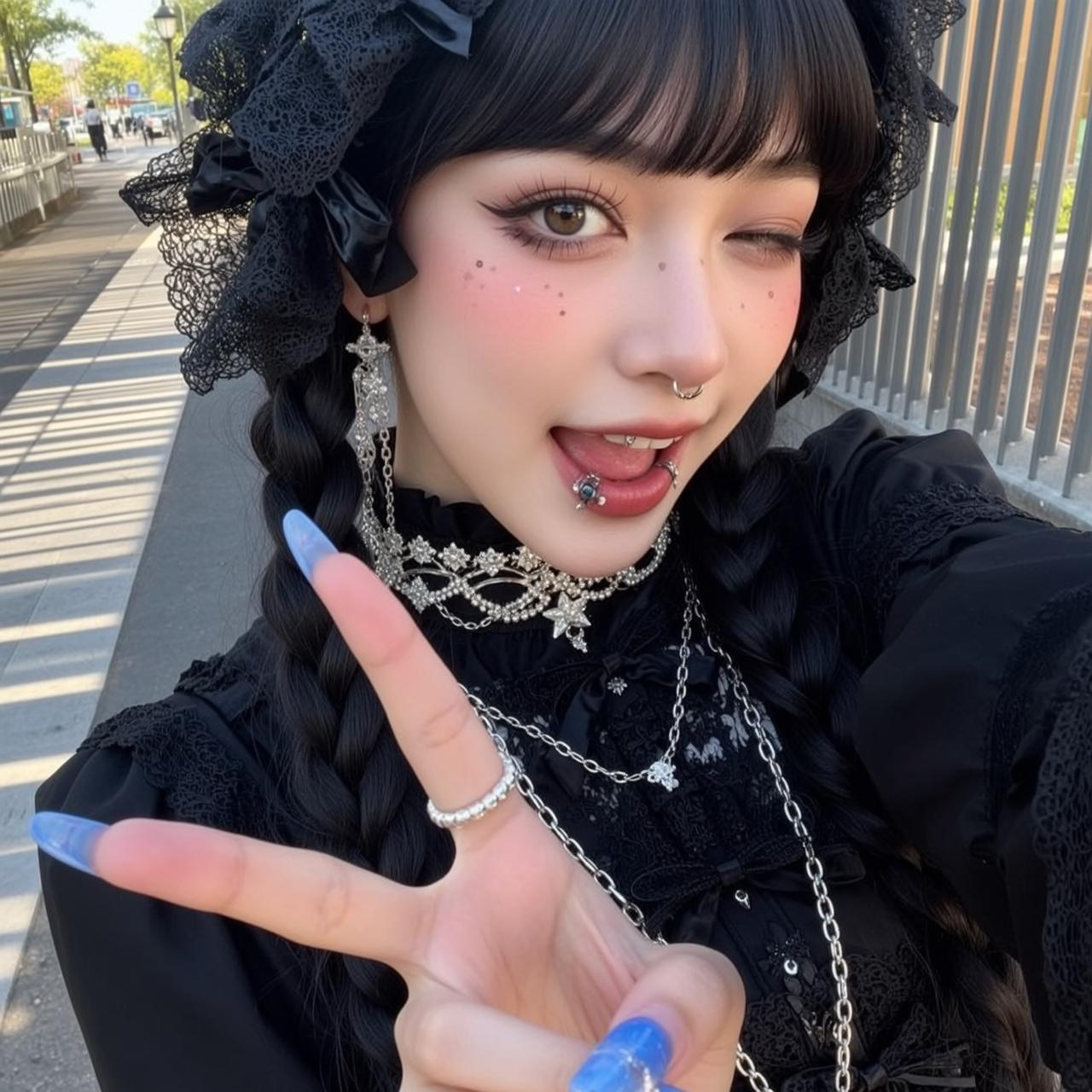 Braided Gothic Dress