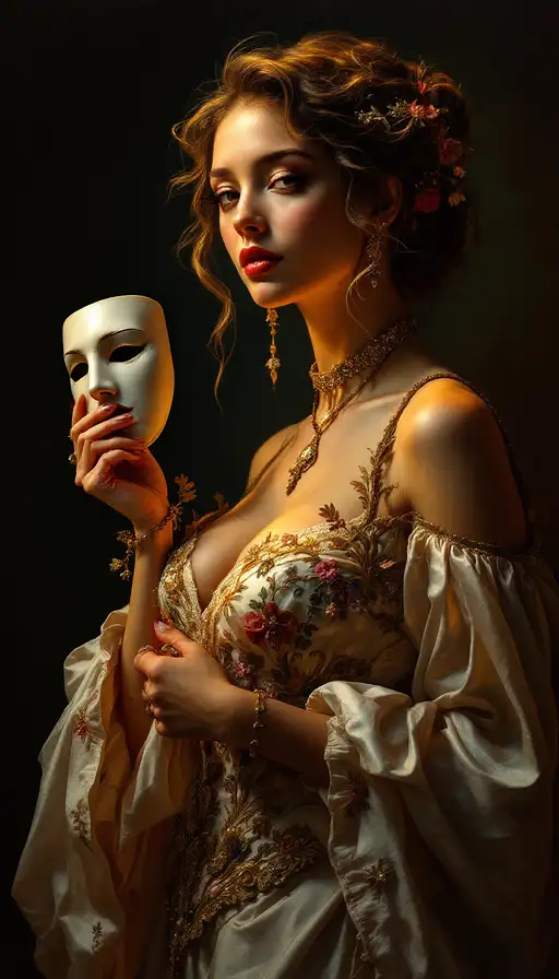 Golden Light Theatrical Portrait