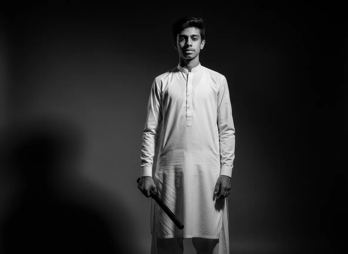 White Salwar Kameez Portrait