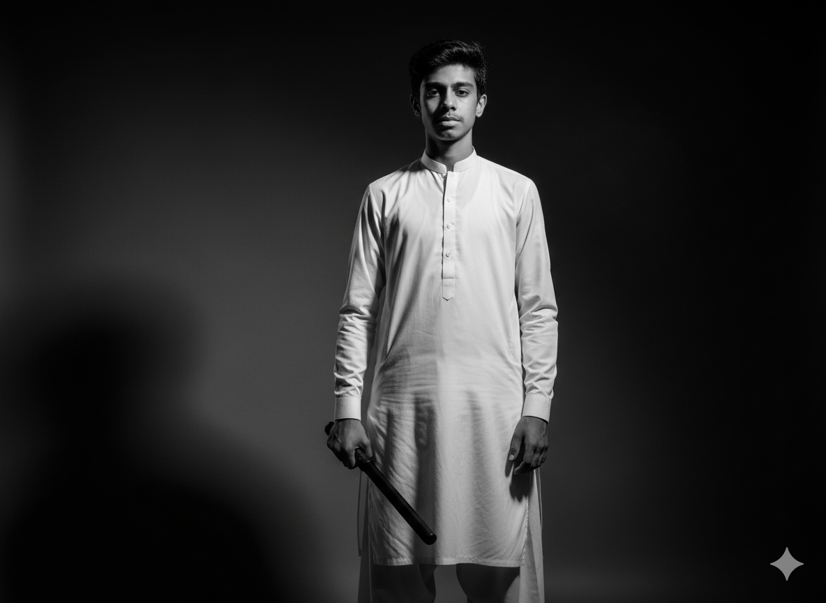 White Salwar Kameez Portrait