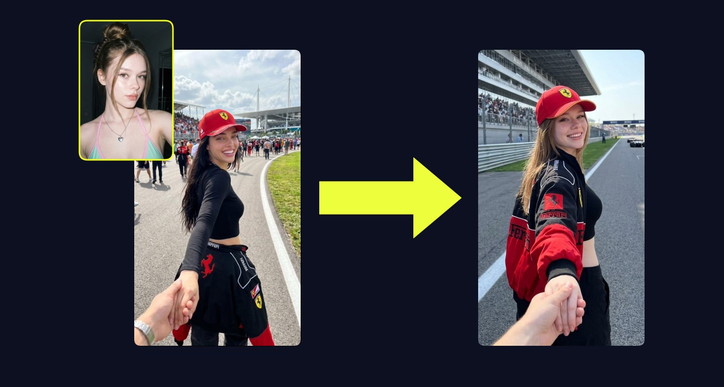 Mila remix walkthrough for Race Day Pov Ferrari Jacket Smiling At Track