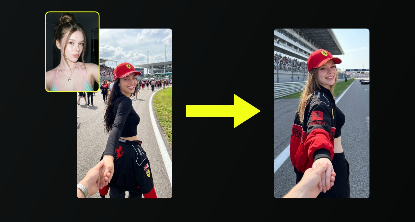 Mila remix walkthrough for Race Day Pov Ferrari Jacket Smiling At Track