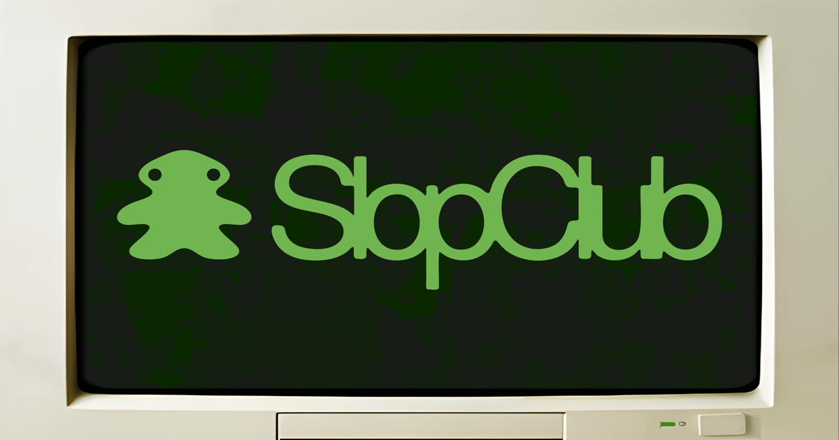 Vintage Crt Monitor With Green Logo
