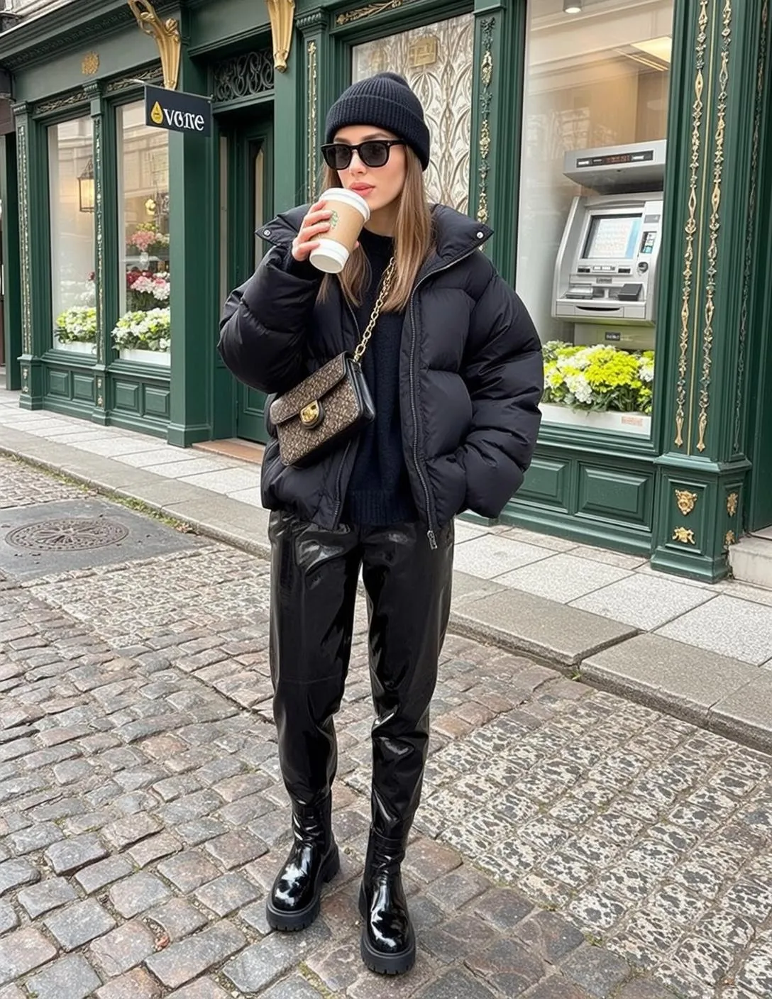 Sunglasses In Street Portrait