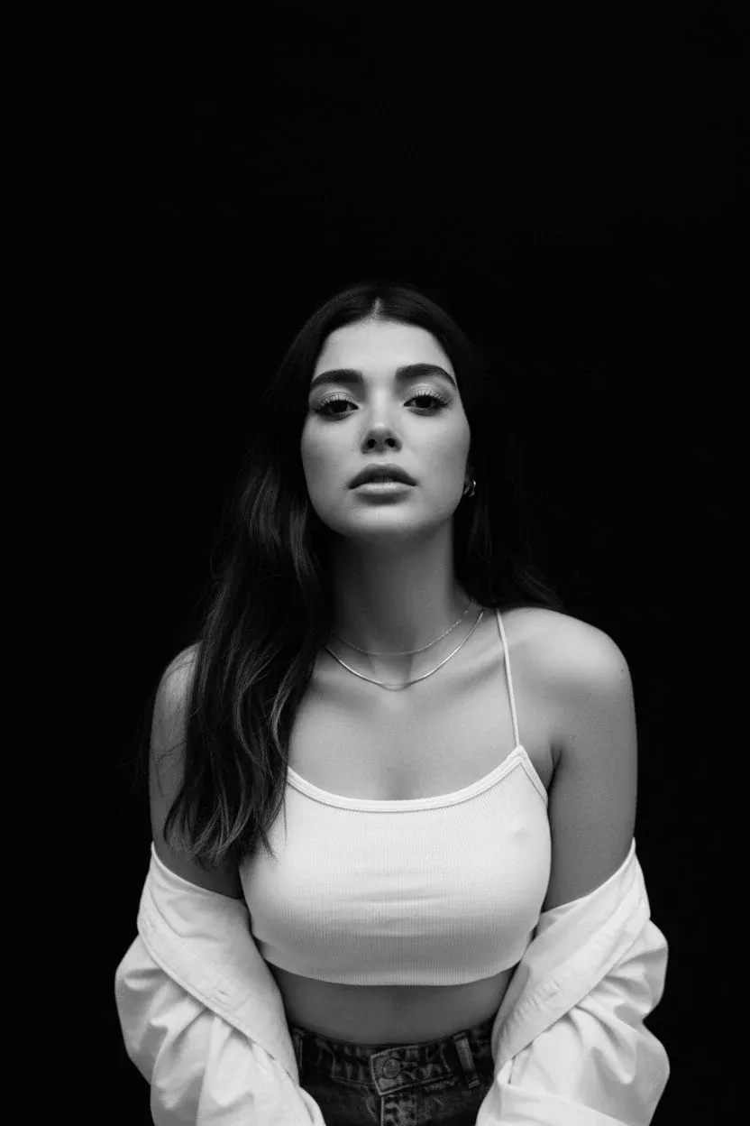 Black and White Close Up