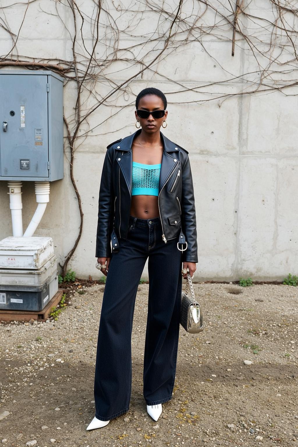 Fashion Week Short Black Hair Dark Skin