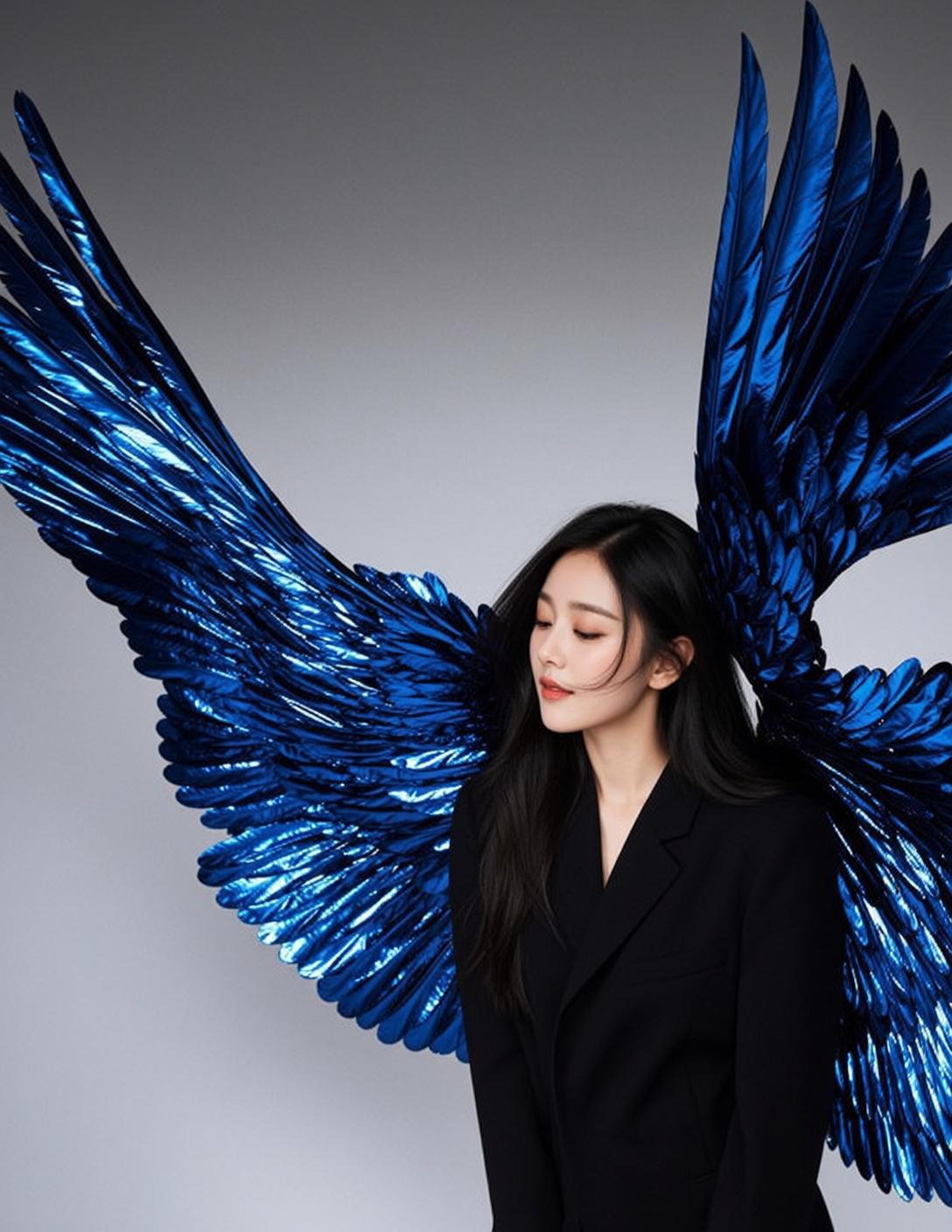 Blue Wings Studio Portrait