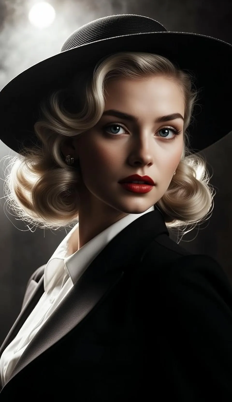 Earrings In Studio Portrait