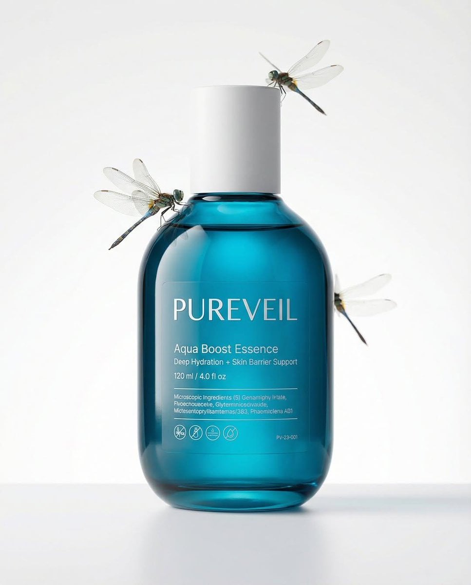 Skincare Product With Animals Bright Lighting
