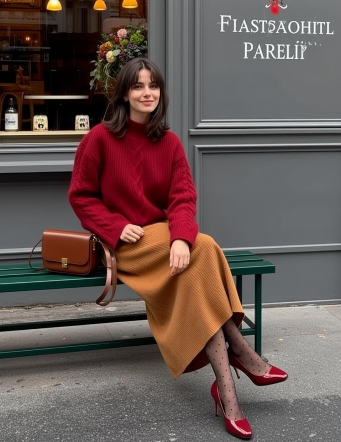 Autumn Young Dark Brown Shoulder-length Bangs Fair