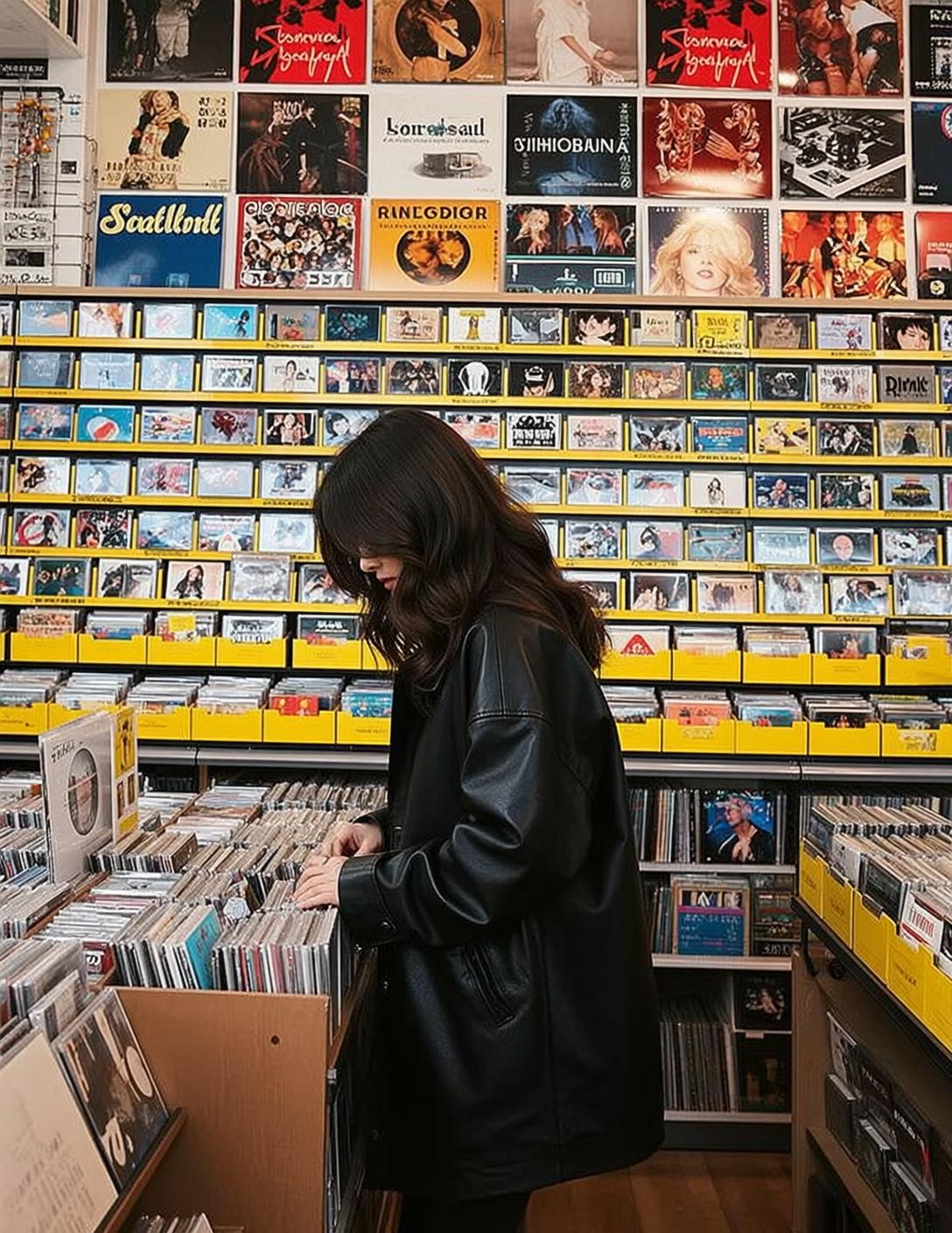 Browsing Records Record Store