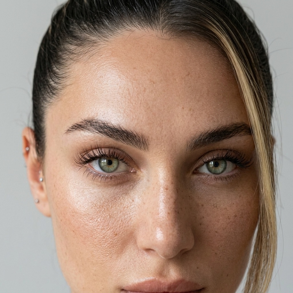 Upper Face Crop in Soft Natural Light