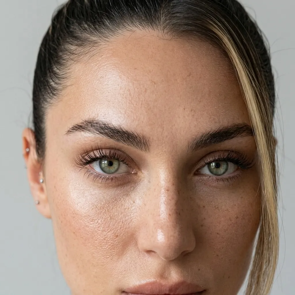 Upper Face Crop in Soft Natural Light