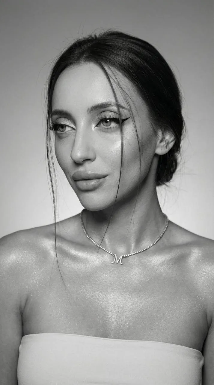 Makeup And Necklace In Styled Portrait