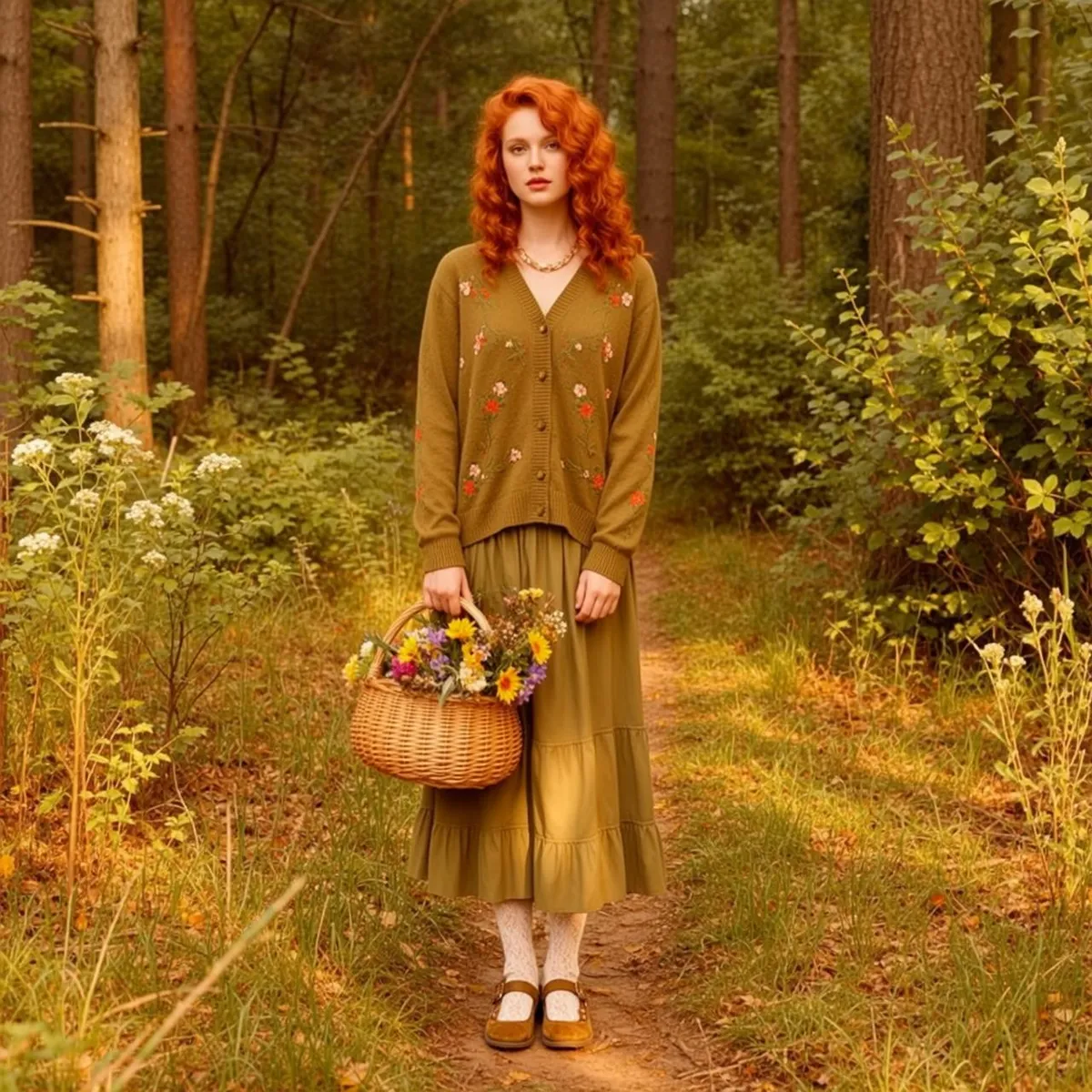 Necklace On A Forest Path