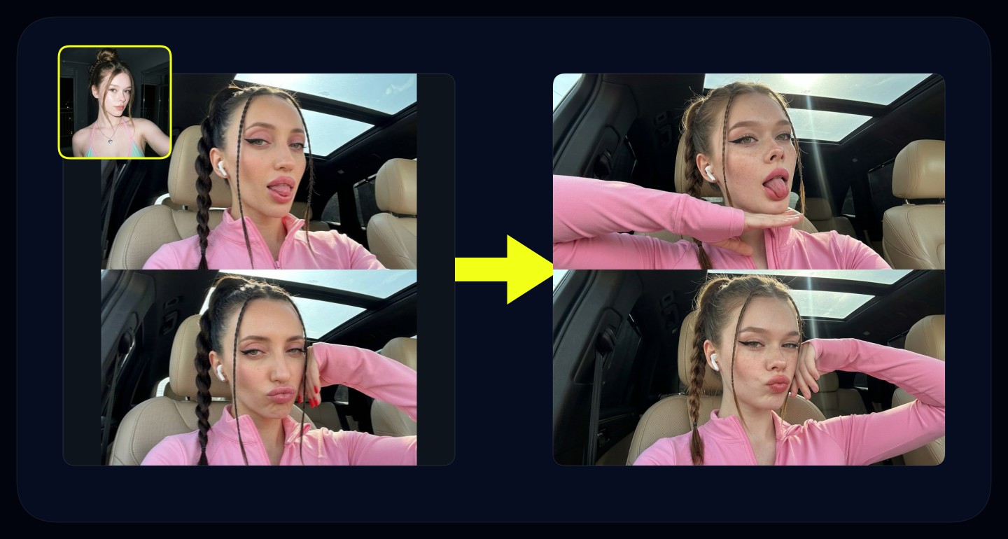 Mila remix walkthrough for Car Selfie Pink Top Panoramic Sunroof 9 16