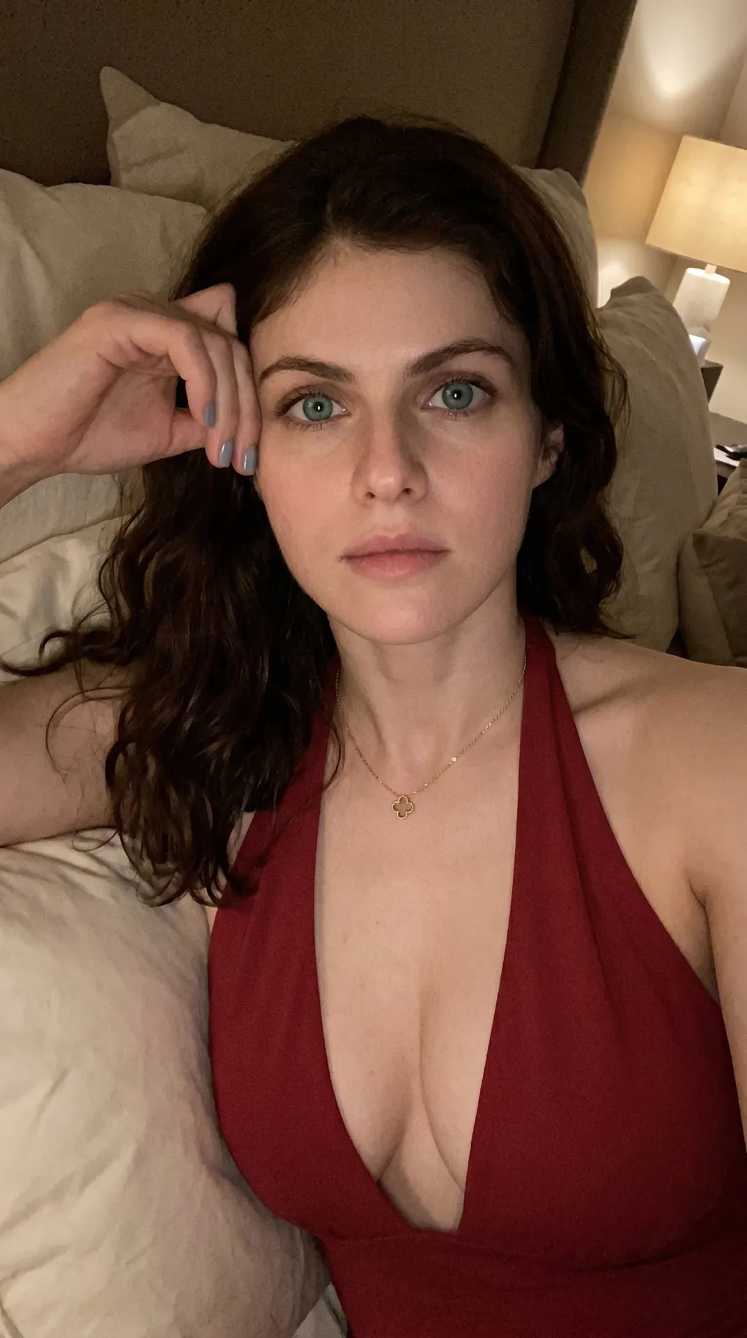 Necklace And Manicure In Styled Portrait