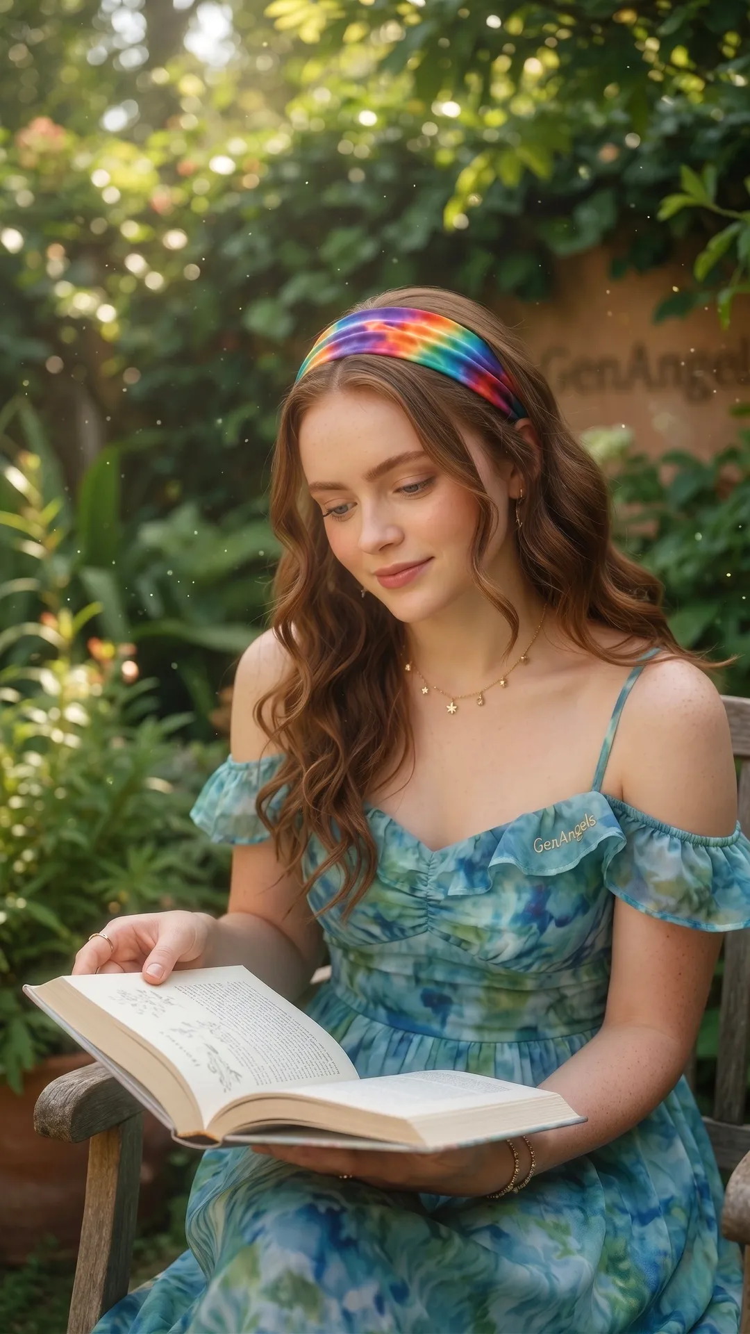 Necklace In Dress Portrait
