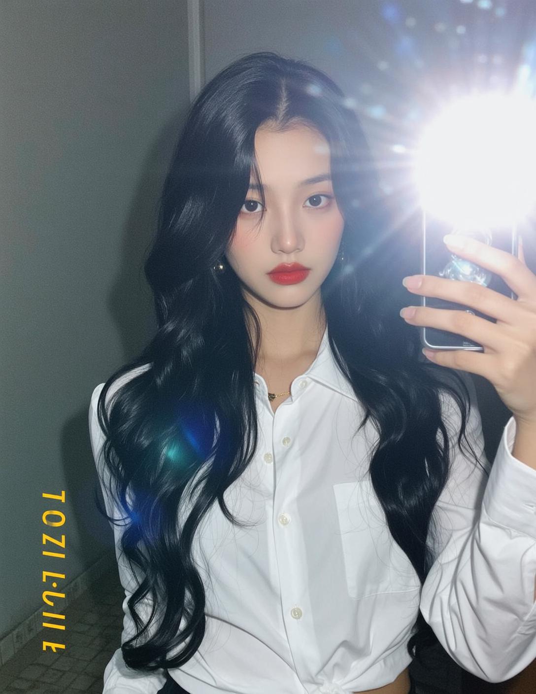 Explore Taking Selfie Smartphone Held Her Right