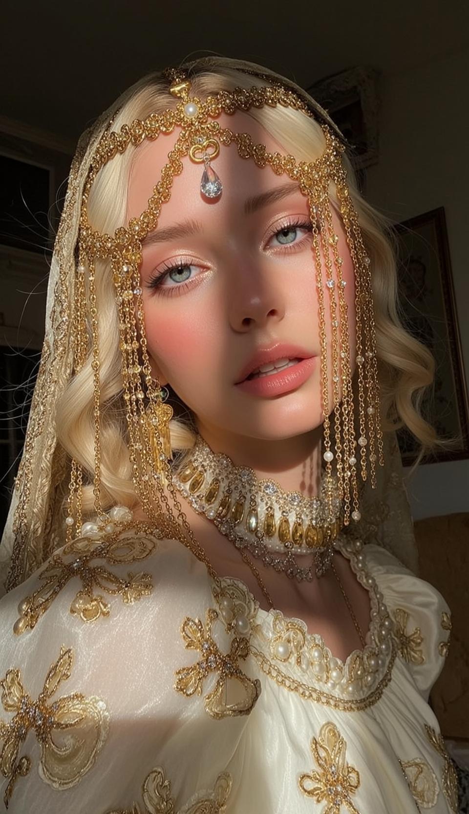 Gold Pearl Regal Beauty