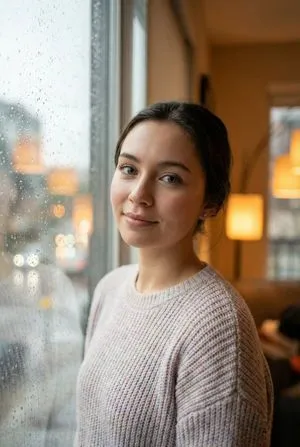 Cozy Rainy Day Portrait