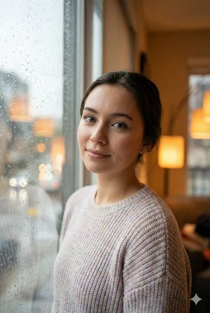 Cozy Rainy Day Portrait