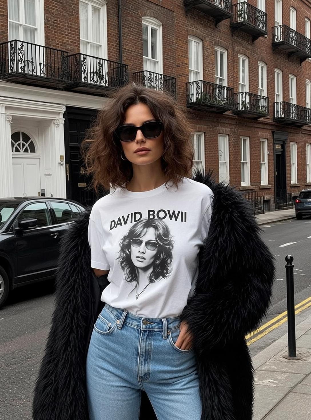 Shaggy Coat David Bowie Tee