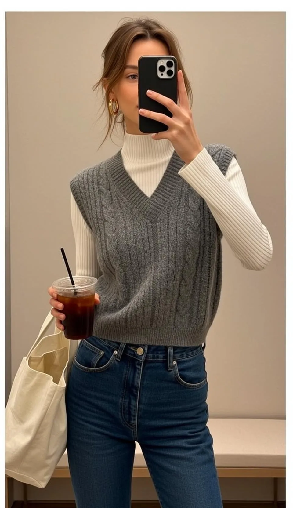 Earrings In Fitting Room Or Dressing Room