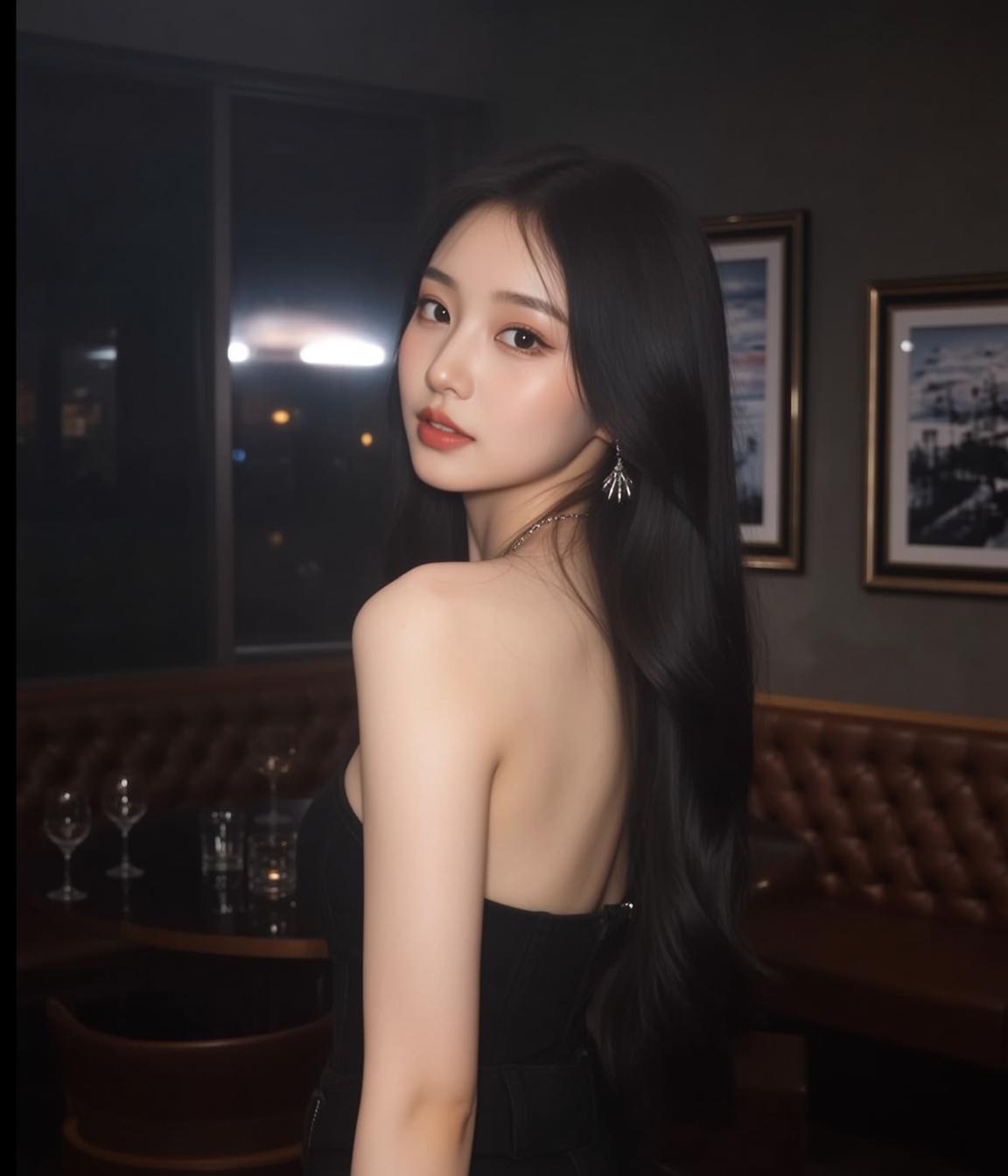 Over Shoulder Fashion Portrait