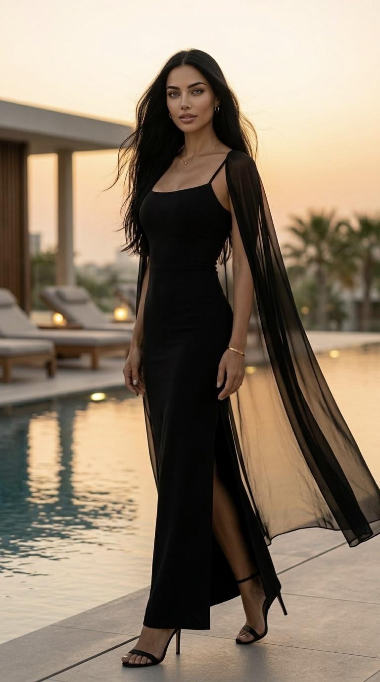 Floor Length At Edge Modern Infinity Pool