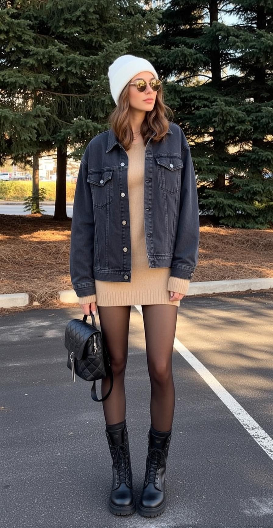 Autumn Young Medium Length Wavy Brown Hair