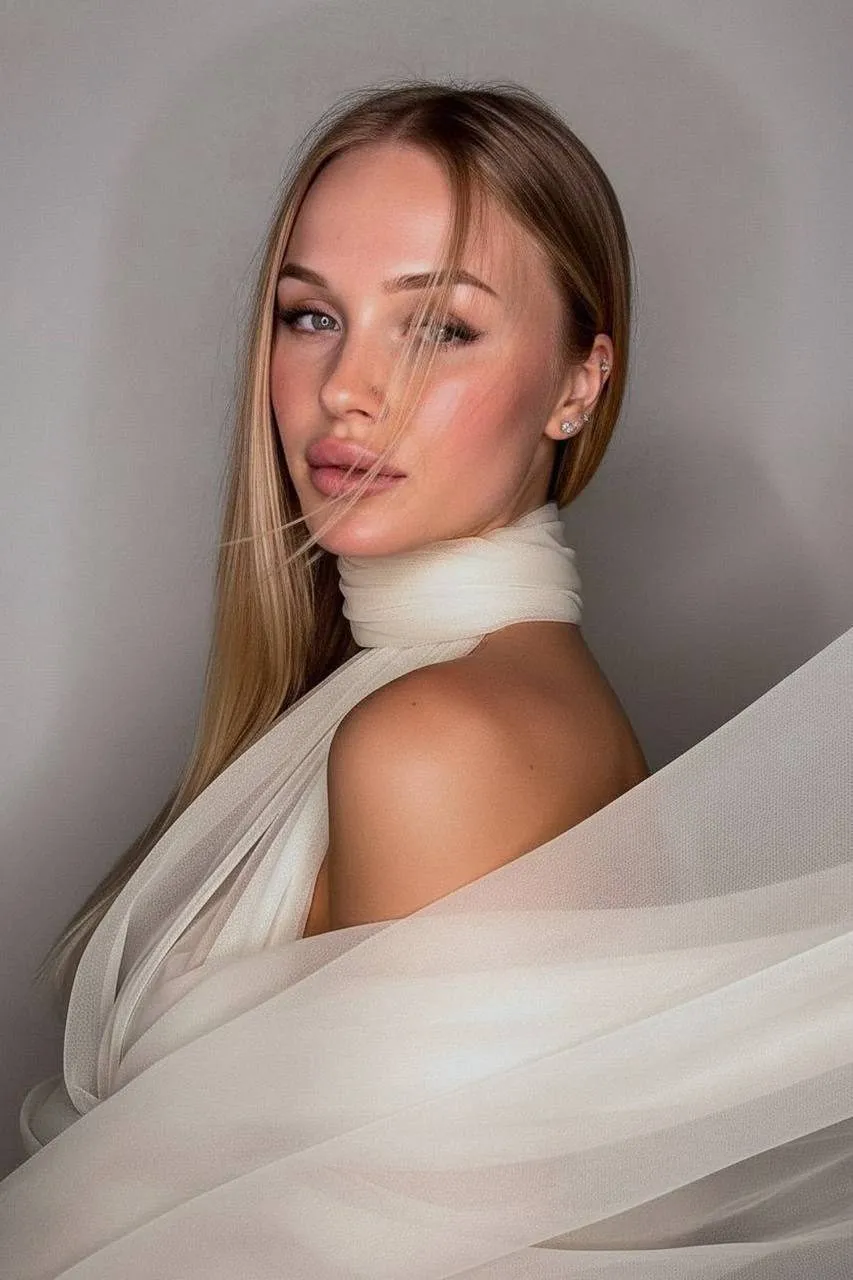 Makeup And Earrings In Styled Portrait
