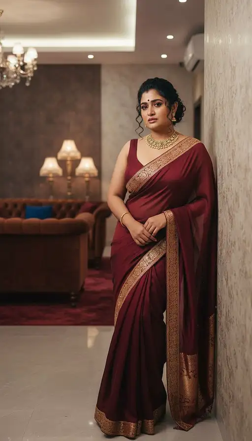 Bold Saree Luxury Portrait