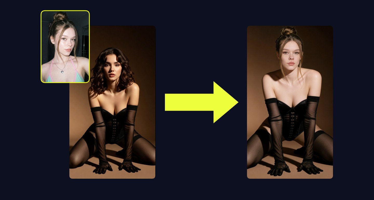 Mila remix walkthrough for Sculpted Elegance: A Bold Studio Portrait