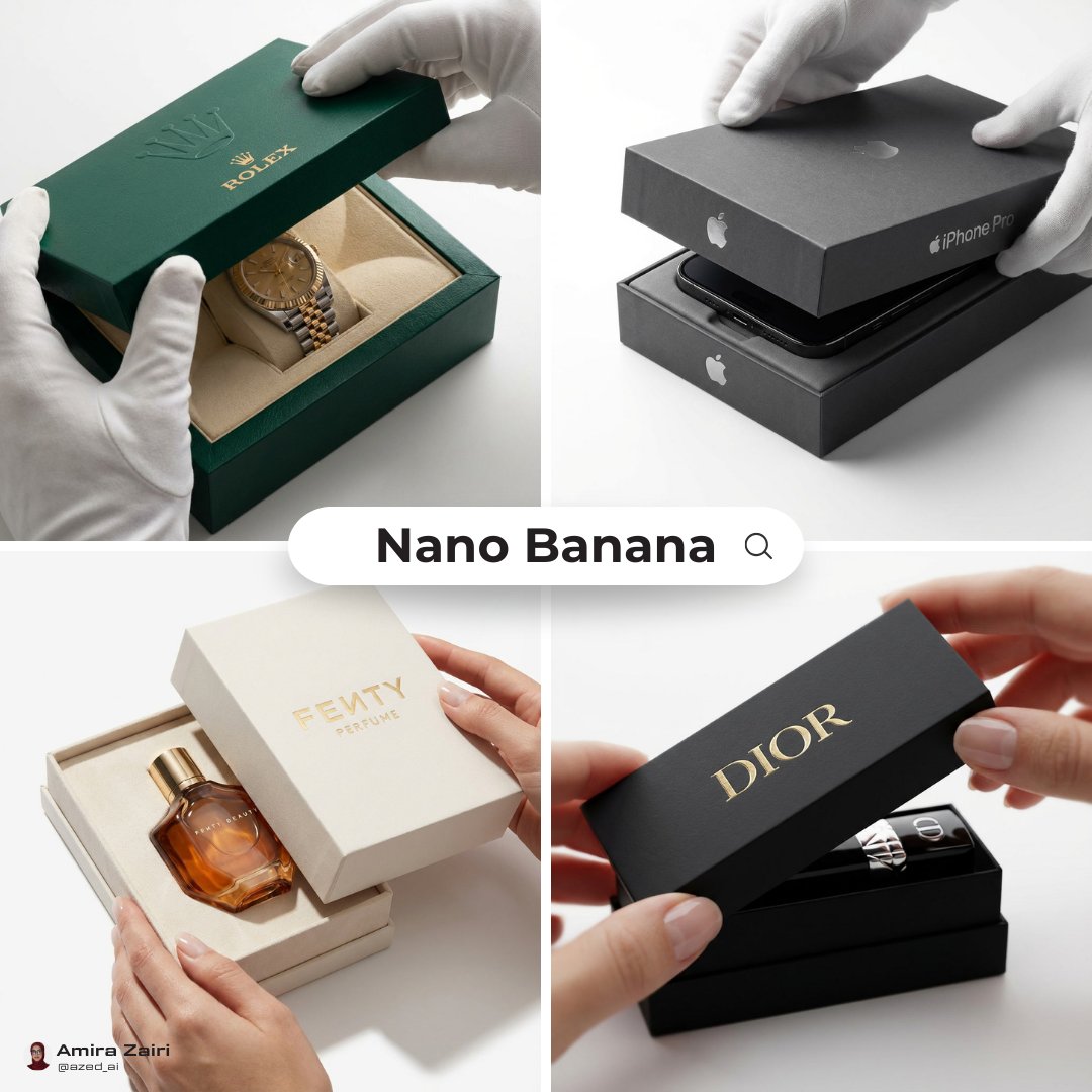 Realistic luxury packaging reveal with pristine hands and soft touch materials.