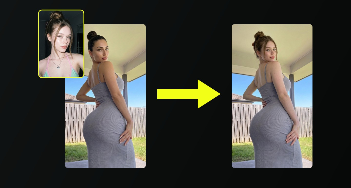 Mila remix walkthrough for Grey Ribbed Dress Pose Under Covered Patio