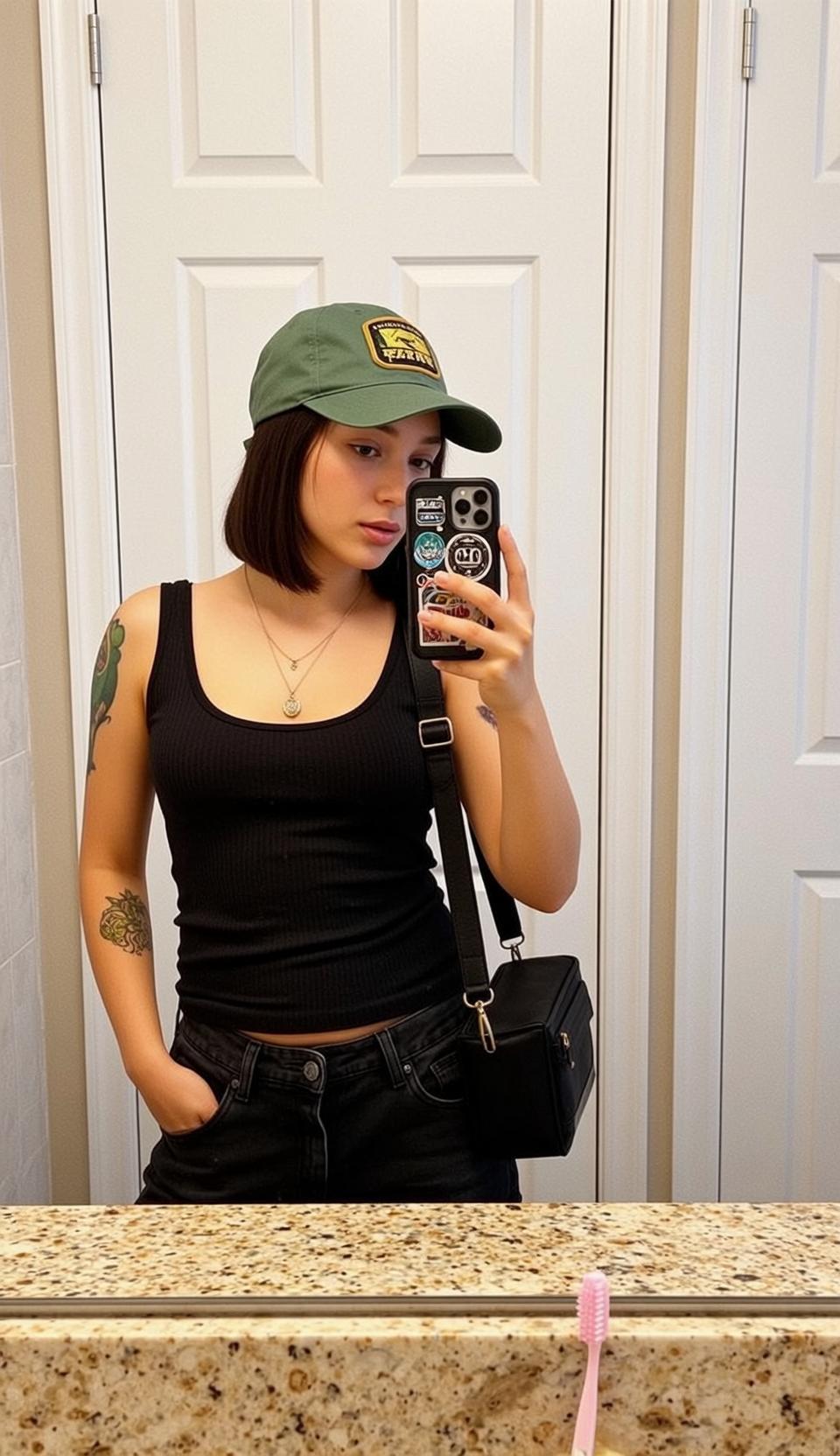 Casual Young Short Dark Brown Bob Fair