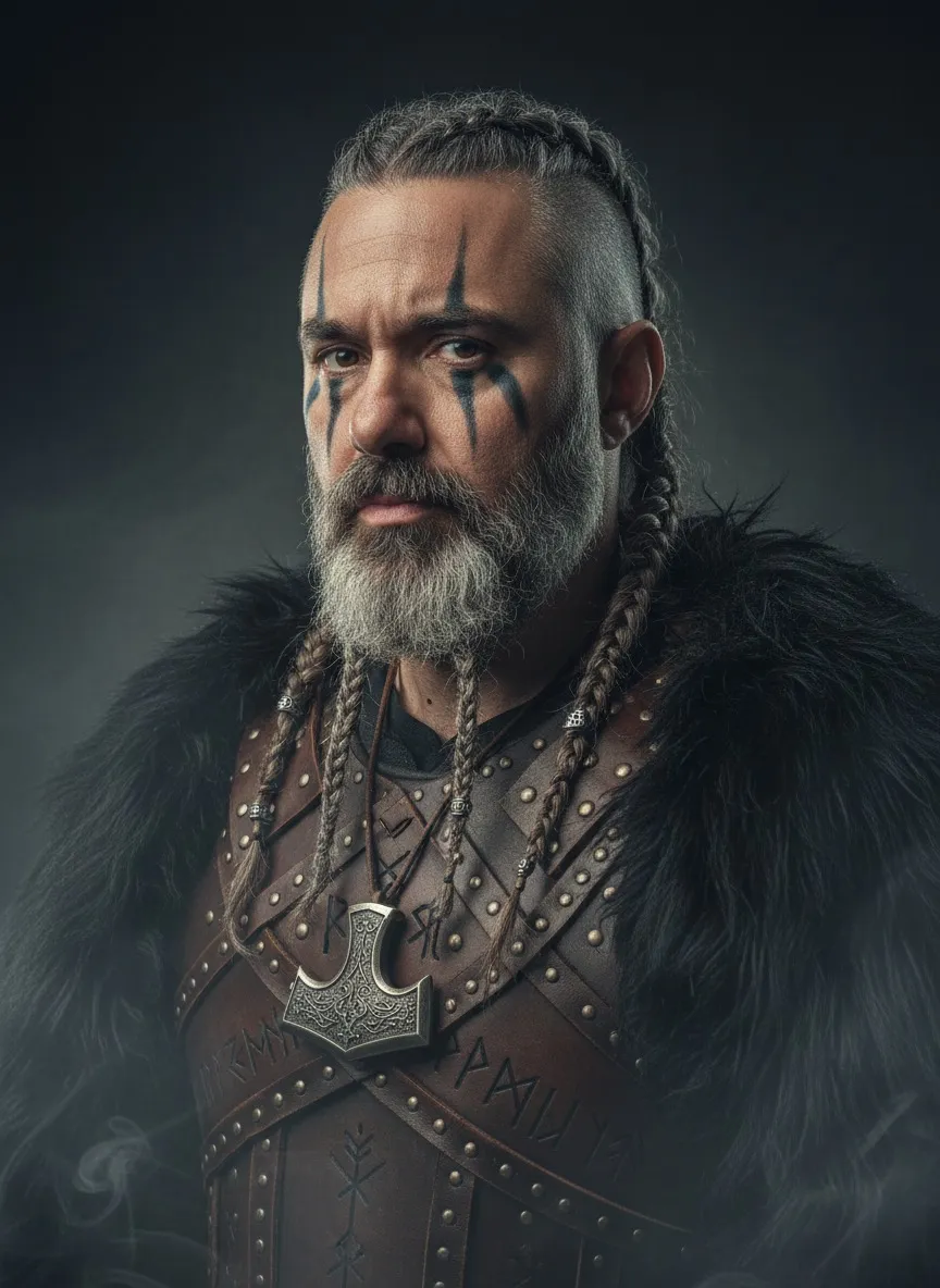 Viking Warrior Portrait