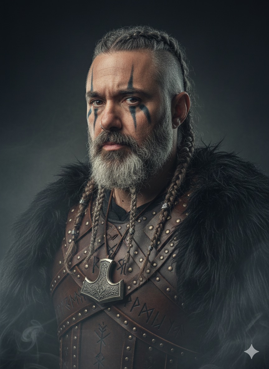Viking Warrior Portrait
