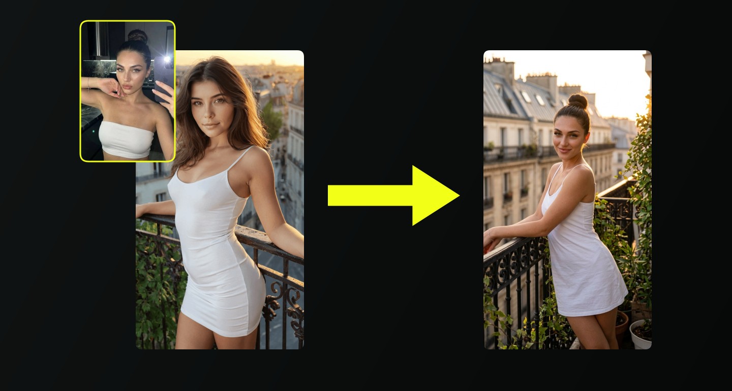 Lily remix walkthrough for Form Fitting Sleeveless White Mini Dress Spaghetti On Parisian Balcony