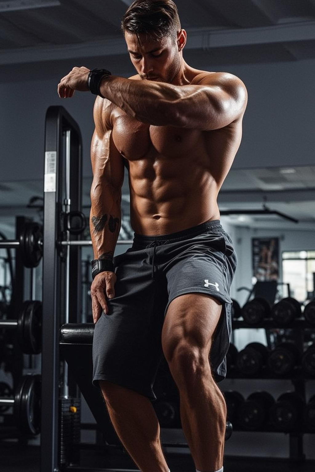 Sweat Wipe Gym Shorts