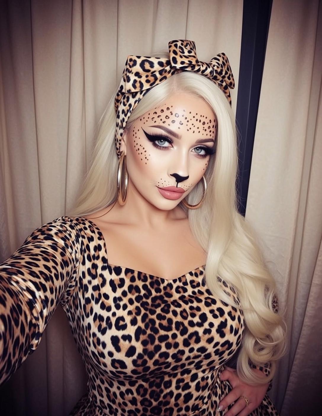 Barbiecore Positioned Selfie-style Facing Directly Slight Head